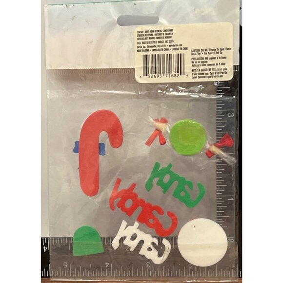 NIP HTF Darice Foamies Christmas Holiday Foam Sticker Set of 3 - Picture 7 of 7